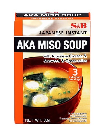 Zuppa di Miso Aka rosso istantanea - S&B 30g. (3x10g.)